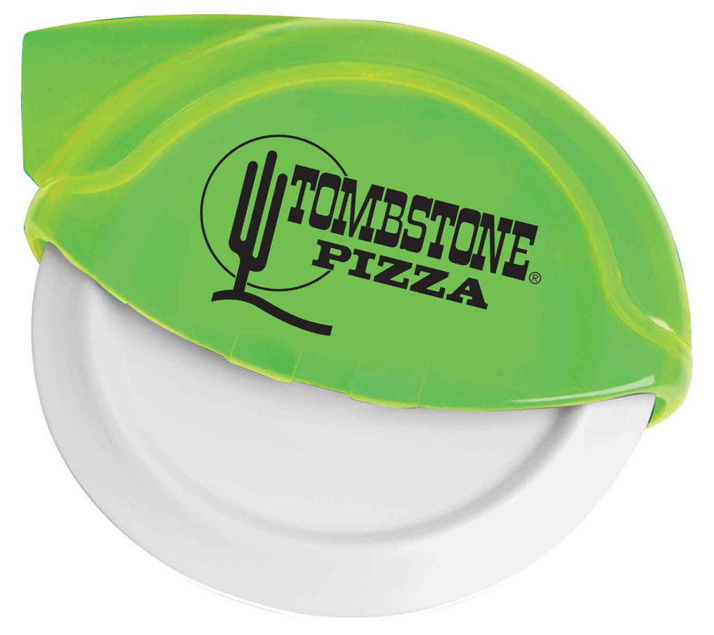 Durable pizza cutter with easy grip handle