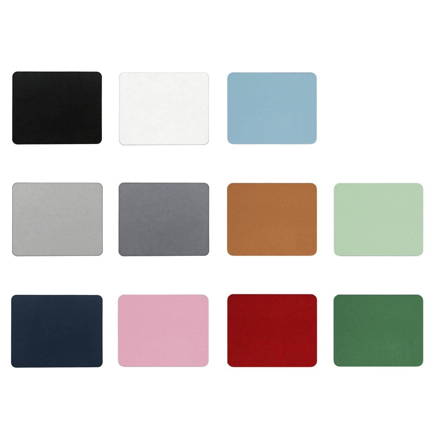 Custom PU Leather Mouse Pad with Logo | Full-Color Branded Mouse Pads