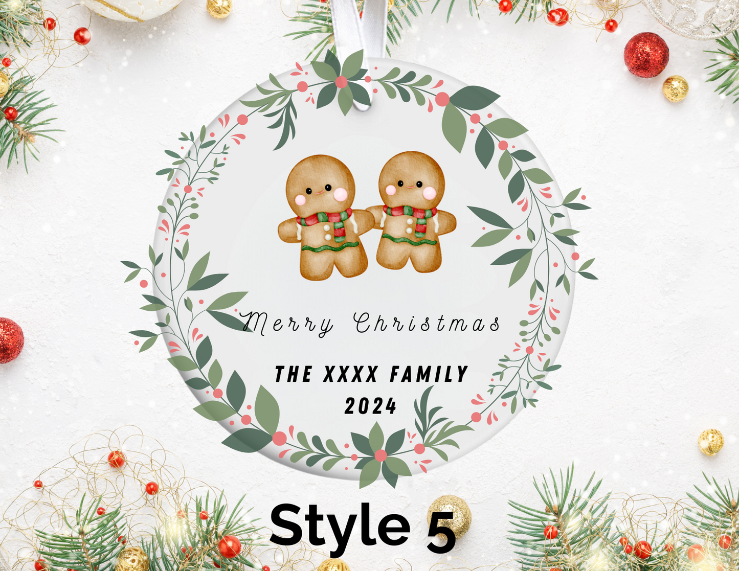 Customize Your Christmas Ornament! 3" inch