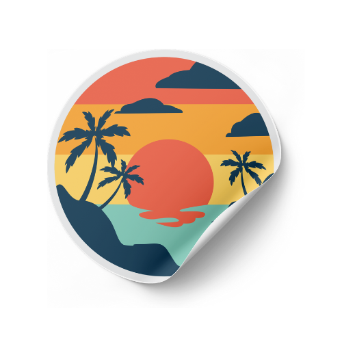 Personalized Business Logo Stickers Durable Vibrant Fast