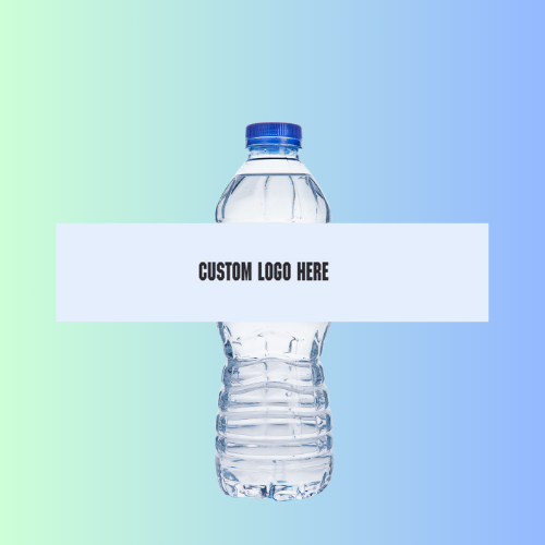 Water bottle with personalized information for branding, networking, promotion, and fun events