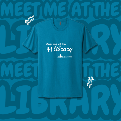 Cedar Park Public Library Foundation Fall fundraiser shirt – soft cotton tee for library supporters and volunteers, family matching design