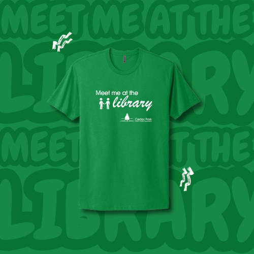 Library fundraiser shirt 2025 Cedar Park – local community event t-shirt for fall fundraising campaign, kids and adult sizes