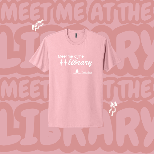 Cedar Park Public Library Foundation Fall 2025 fundraiser tee – limited edition community shirt supporting local reading and education programs