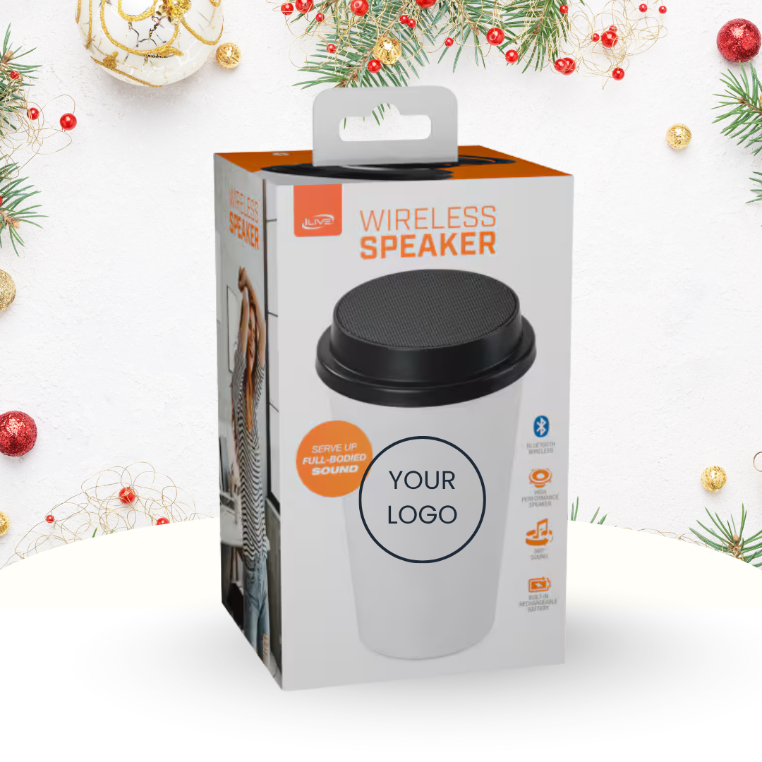 iLive™ Cup+ Bluetooth Speaker – Compact, Rechargeable & Portable