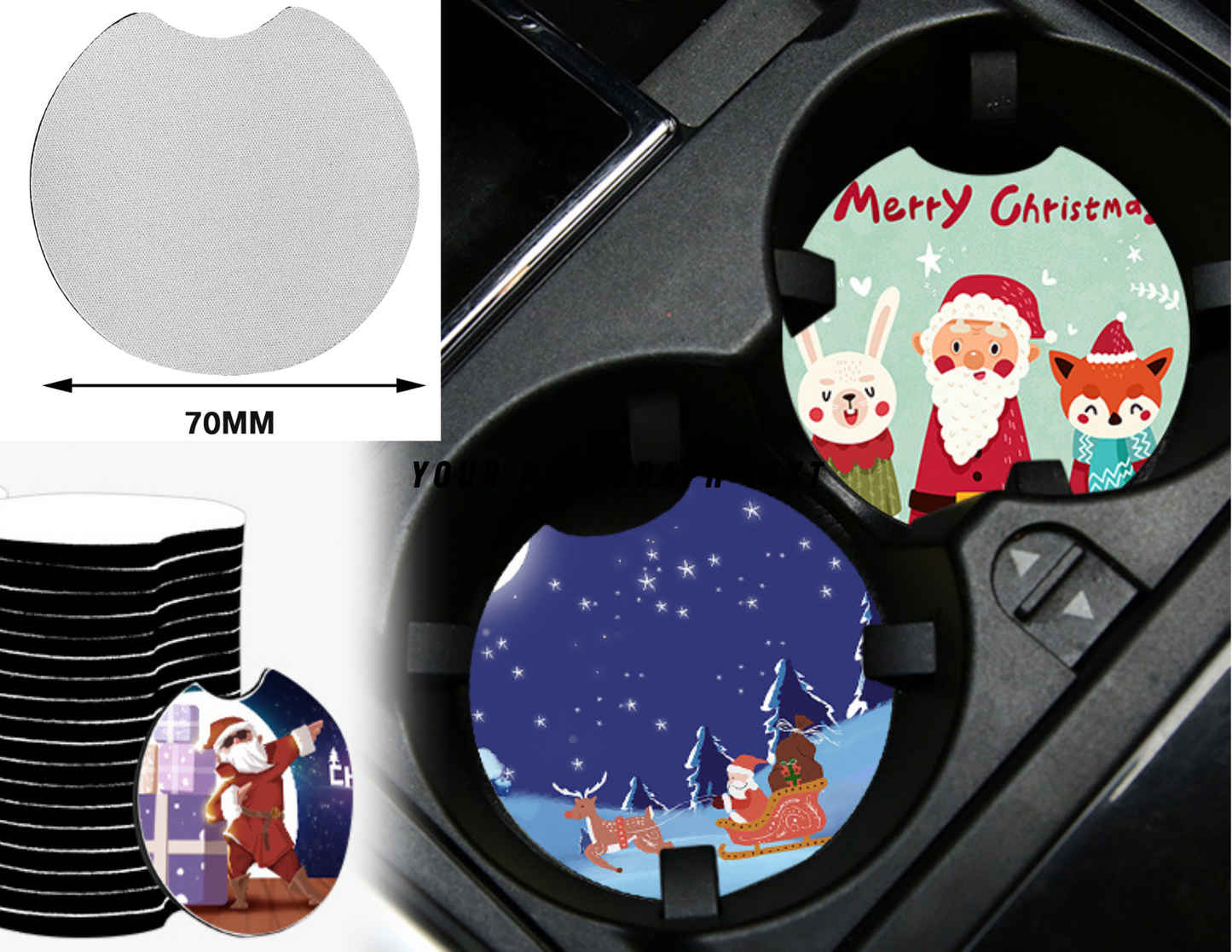 Customize Your Coaster for car and home