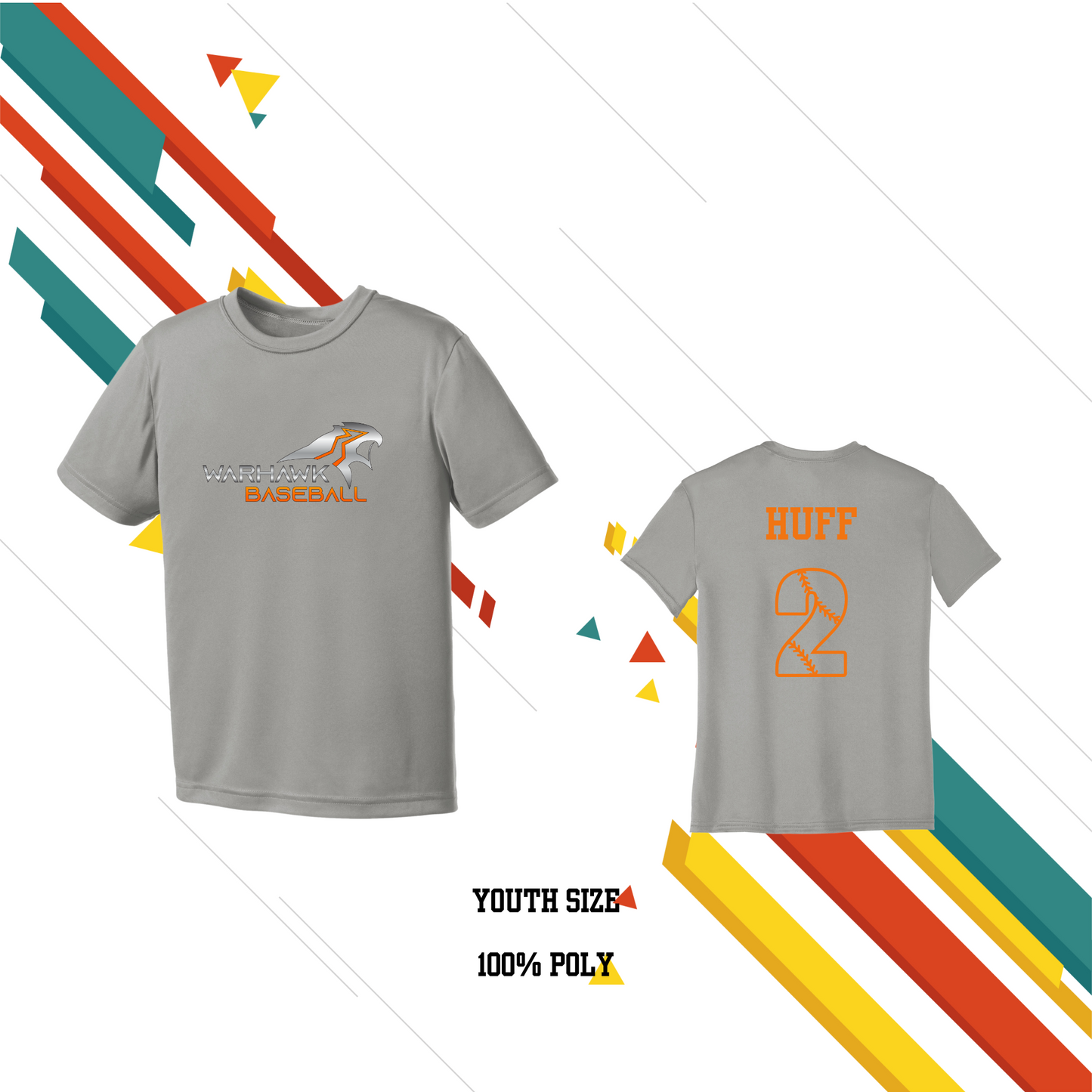 Team Jersey T-Shirts - Warhawks (Baseball)
