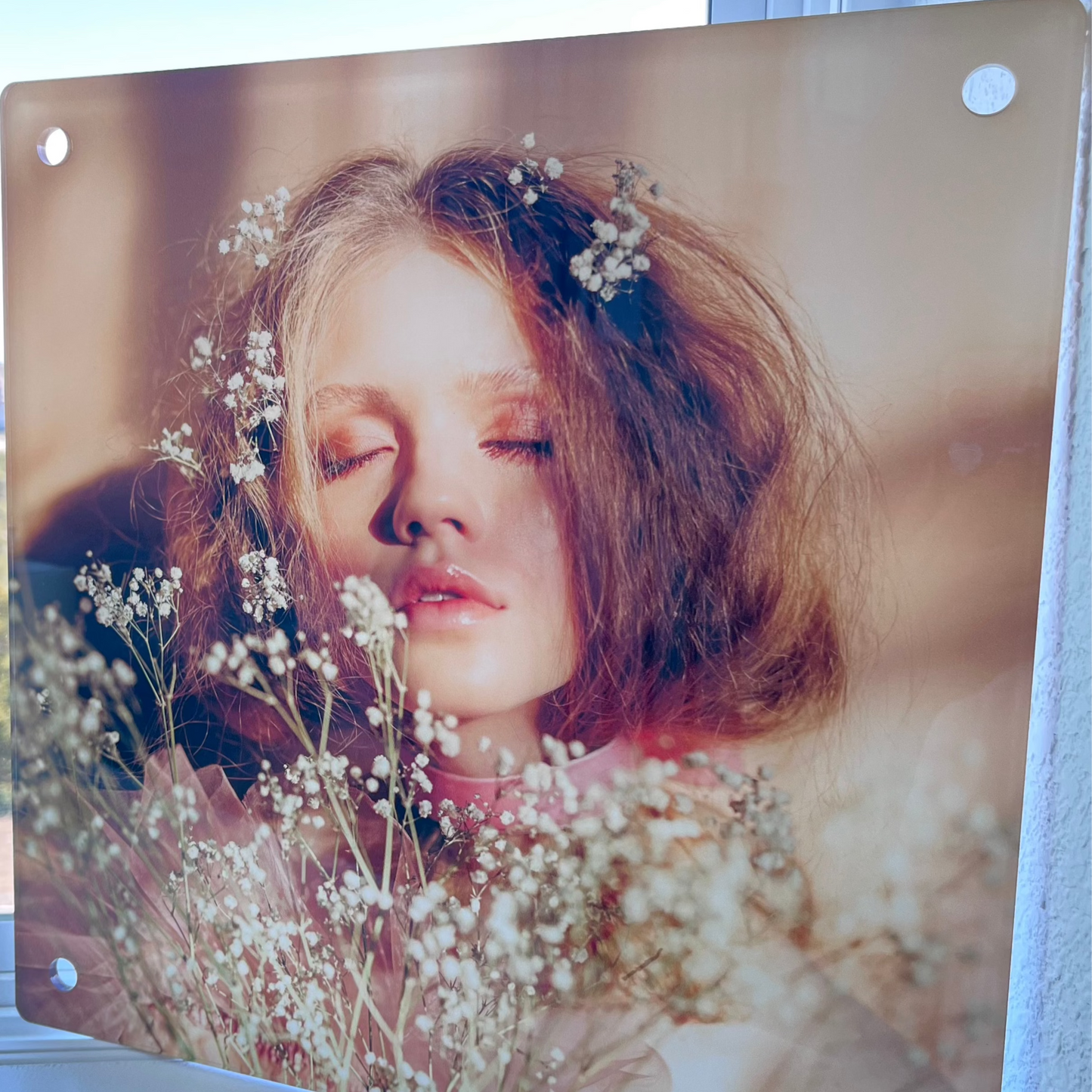 Sign - Acrylic for photographs and logos (indoor / outdoor)