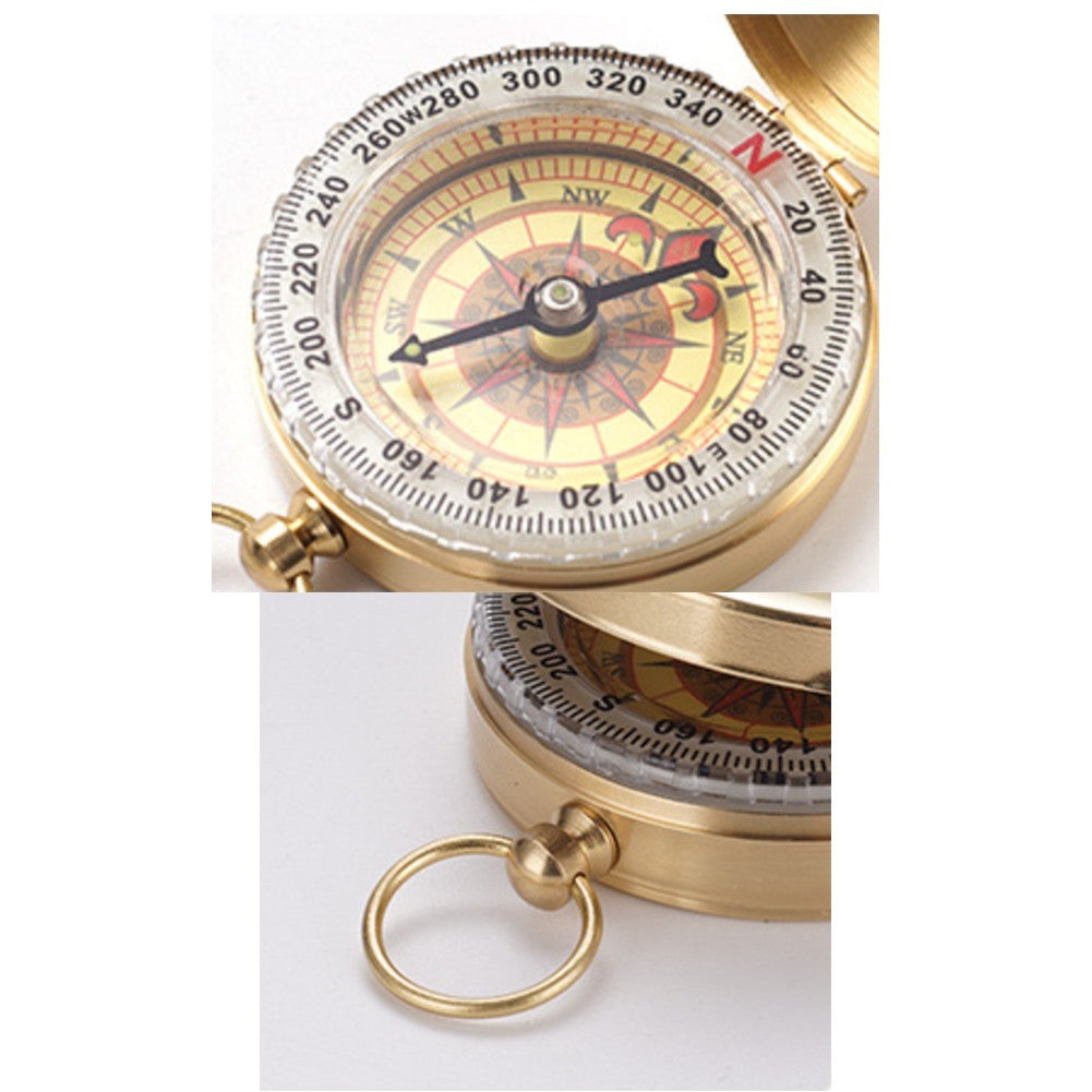 Custom Portable Copper Compass | Personalized Logo Promotional Gift