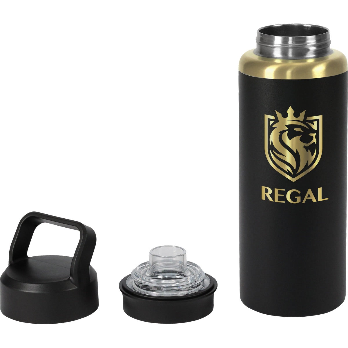 28oz Urban Peak® Dual Top Gold Water Bottle