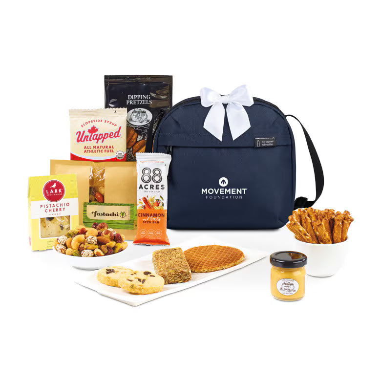 Premium snack cooler bag for employee appreciation and corporate gifting