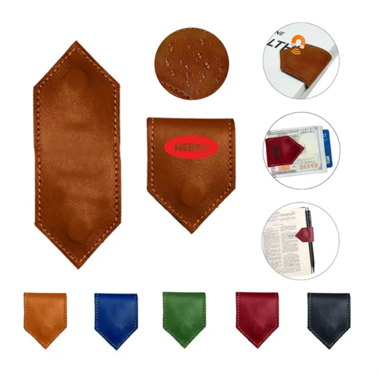 Curom Your Own Bookmark – PU leather Premium Quality Personalized Prints