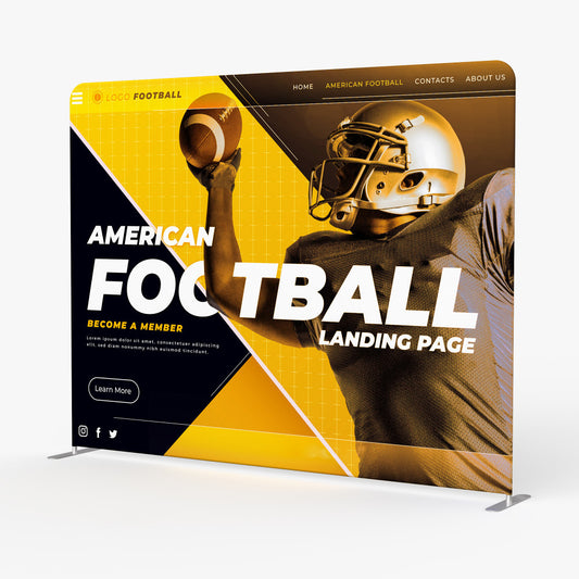 Sign - Straight Tension Fabric Displays Full-Color Backdrop 8ft 10ft 20ft