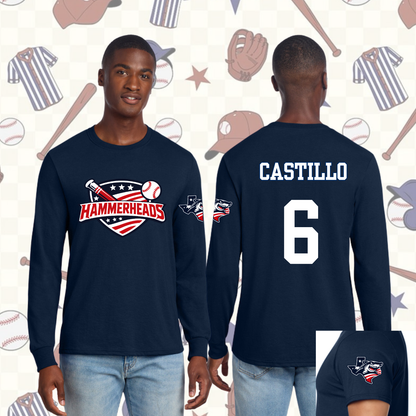 Team Jersey T-Shirts - Hammerheads (Baseball)