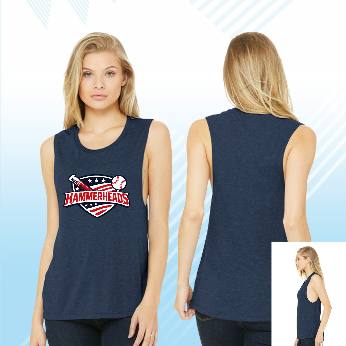 Team Jersey T-Shirts - Hammerheads (Baseball)