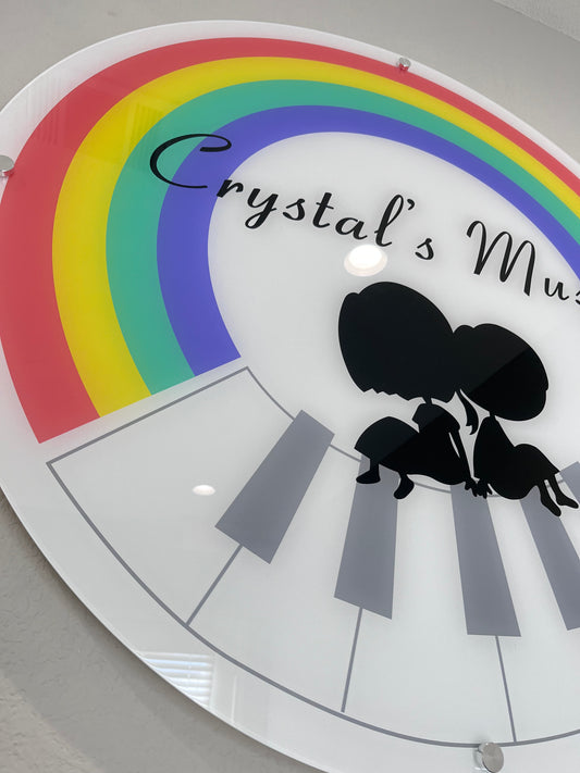 Custom Acrylic Sign – Sleek, Professional, and Fully Personalized (indoor / outdoor)