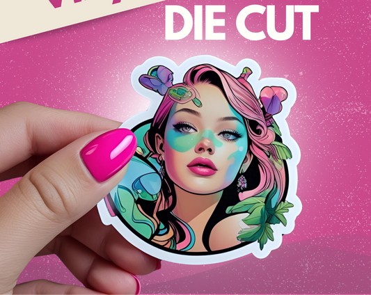 Custom Business Logo Personal Stickers Durable Vibrant Paper