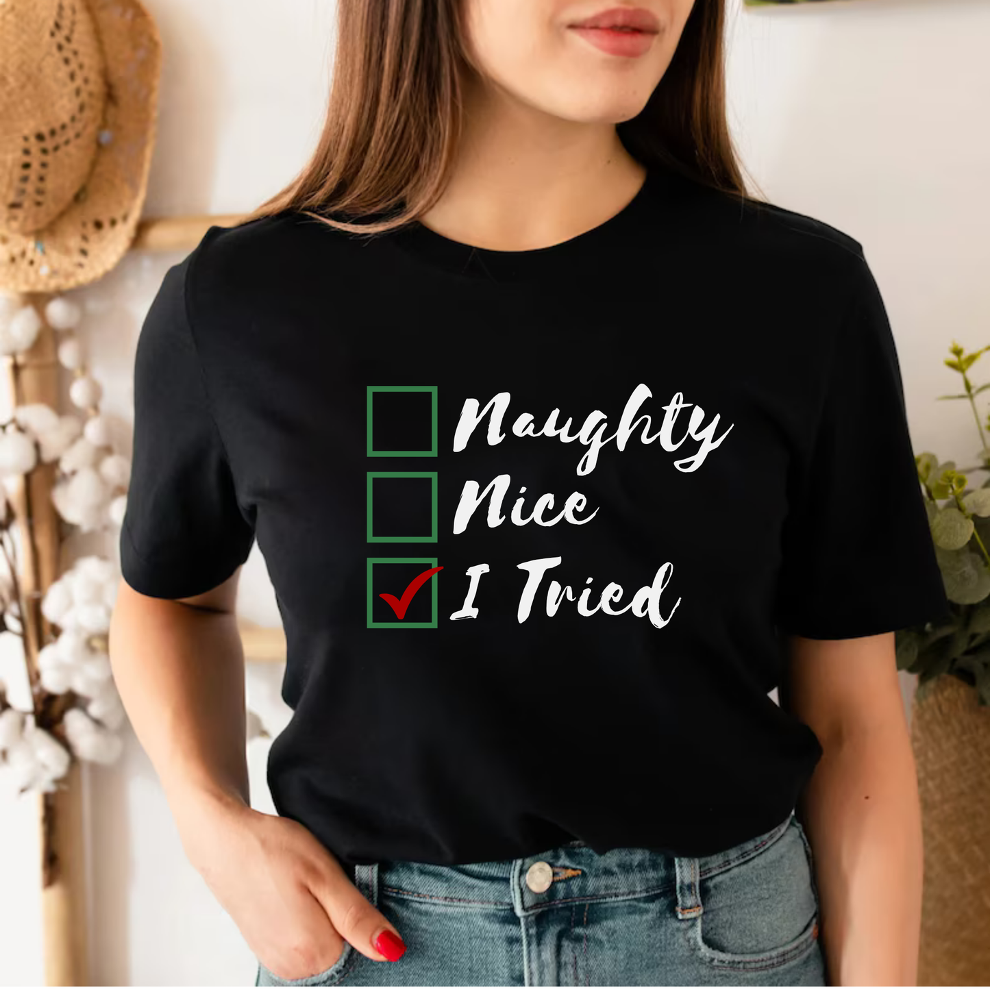 unisex funny christmas t-shirt for family gatherings
