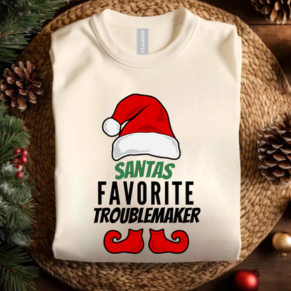 funny santa shirt with festive quote for christmas celebrations