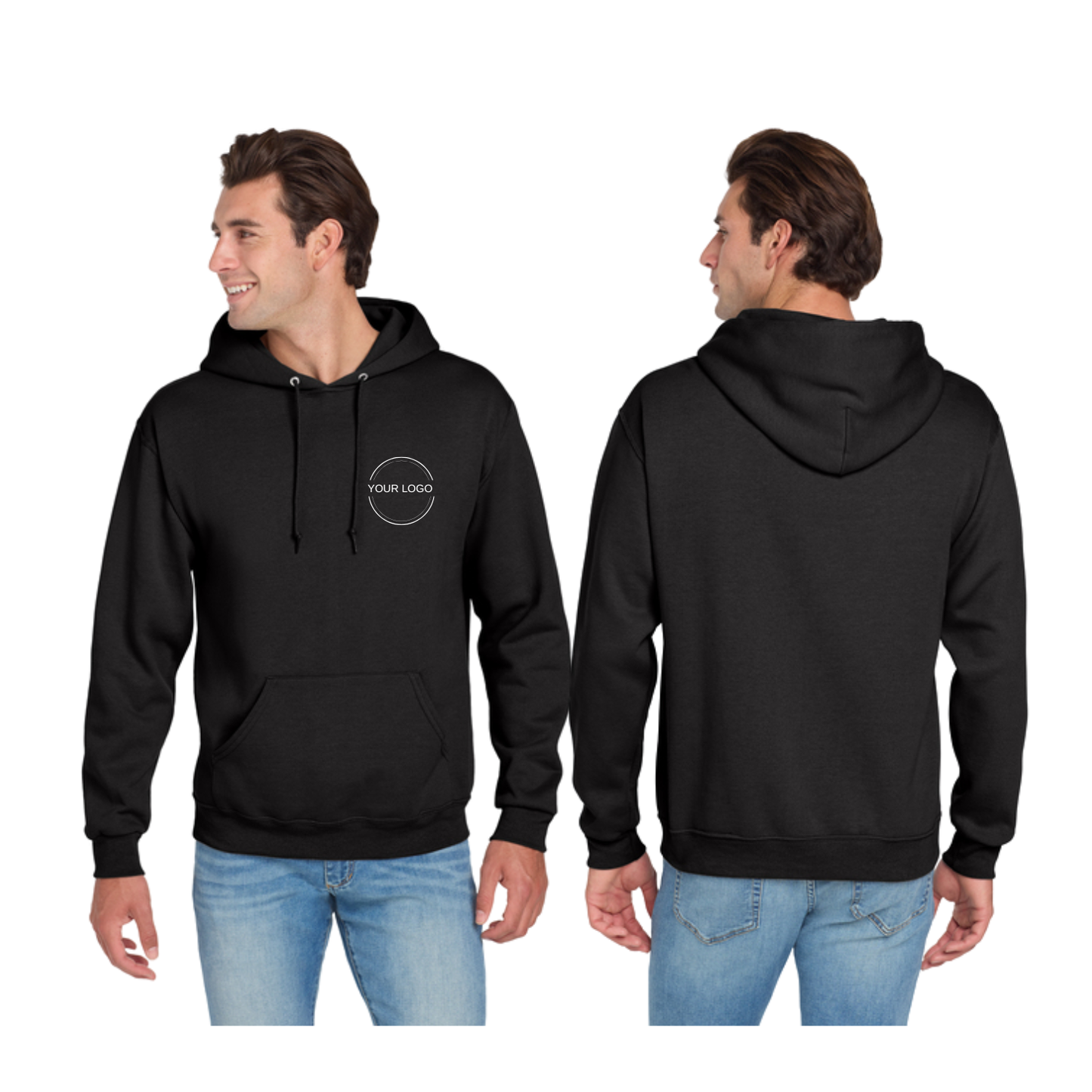 Design Your Own Hoodie Sweatshirt – Men Unisex Size Long Sleeve with Hat Premium Quality Personalized Prints