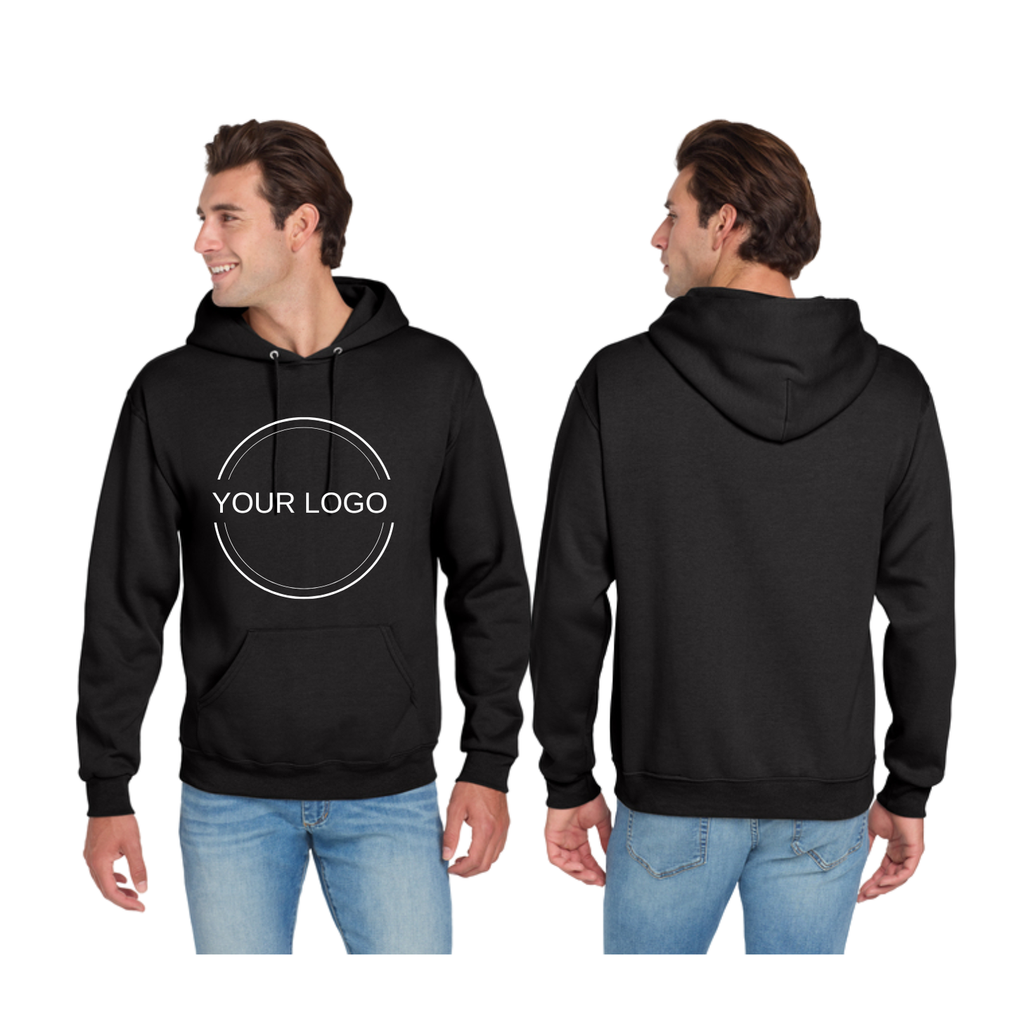 Design Your Own Hoodie Sweatshirt – Men Unisex Size Long Sleeve with Hat Premium Quality Personalized Prints