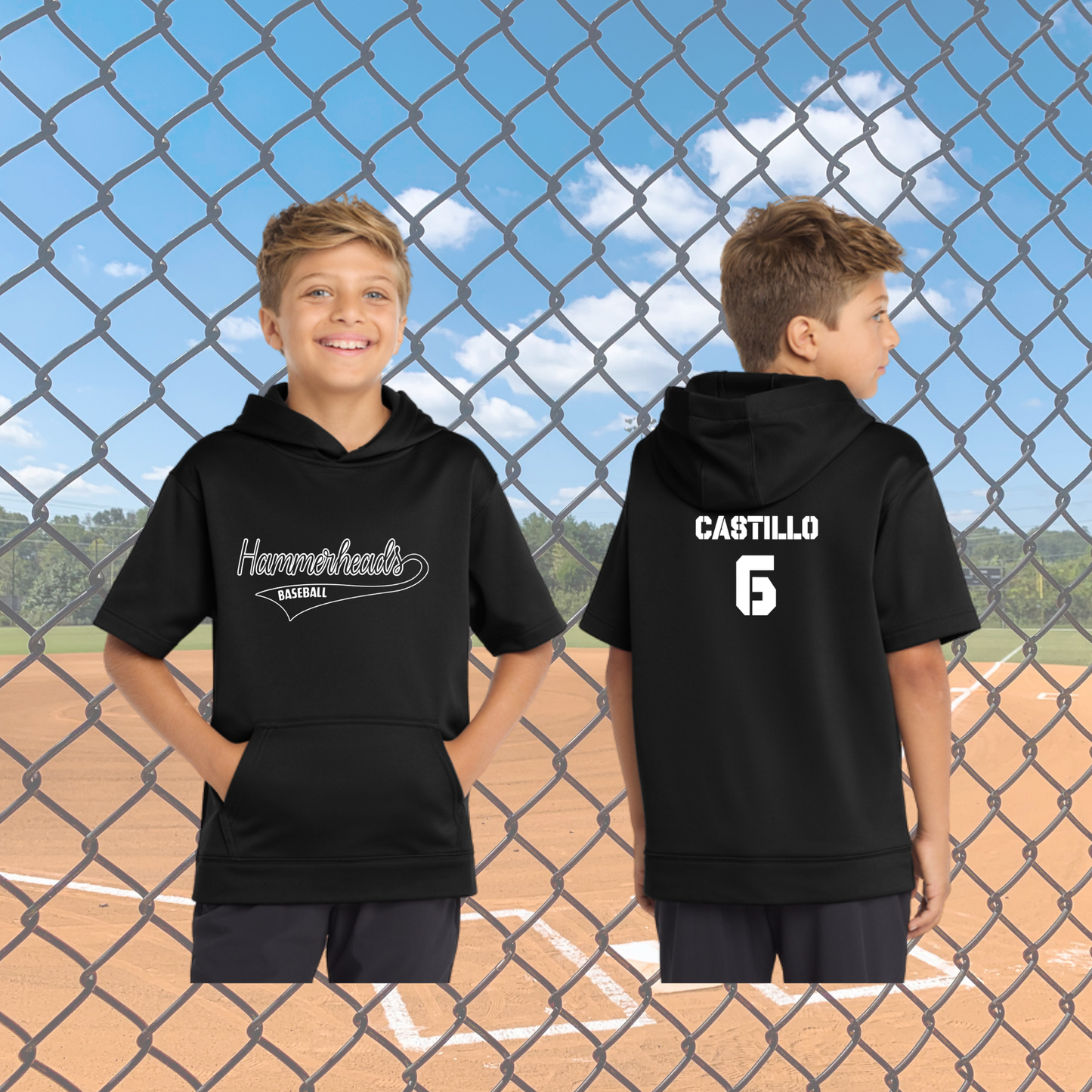 Team Jersey T-Shirts - Hammerheads (Baseball)