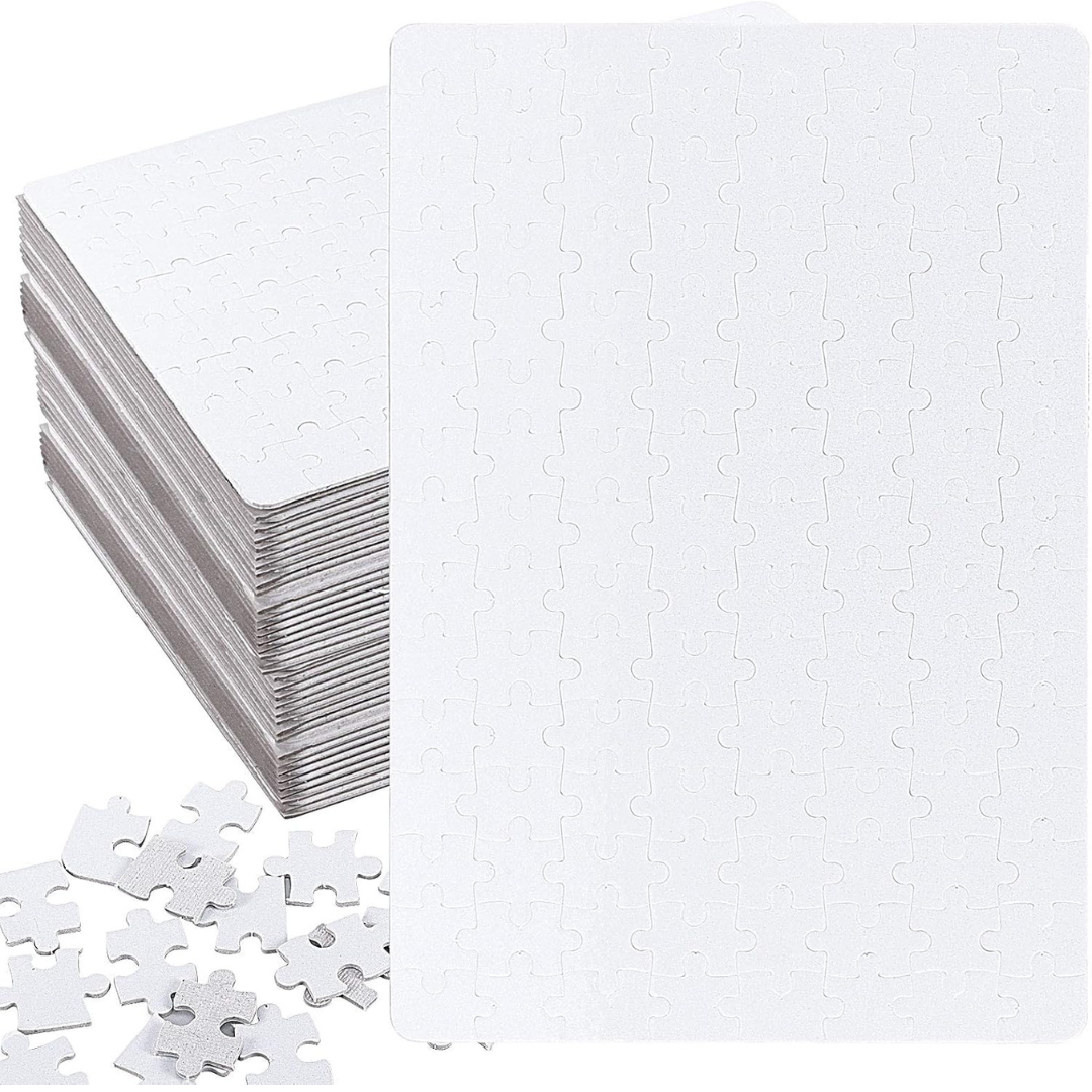 Premium custom photo puzzle showcasing a neon city street scene, personalized puzzle gift handcrafted in Austin Texas