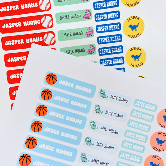 Waterproof daycare 50 labels boys girls custom personalized