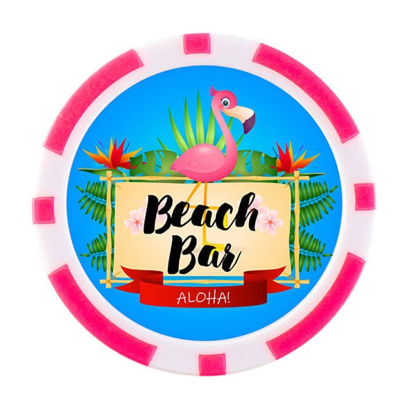 Custom Double-Sided Poker Chips | Personalized Logo Promotional Chips