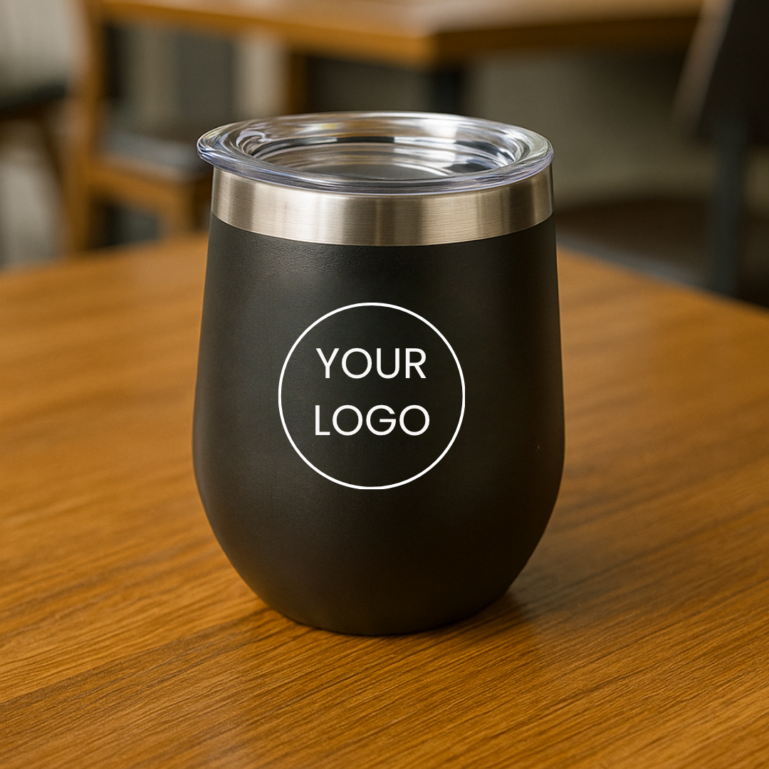 Insulated wine tumbler 12 oz