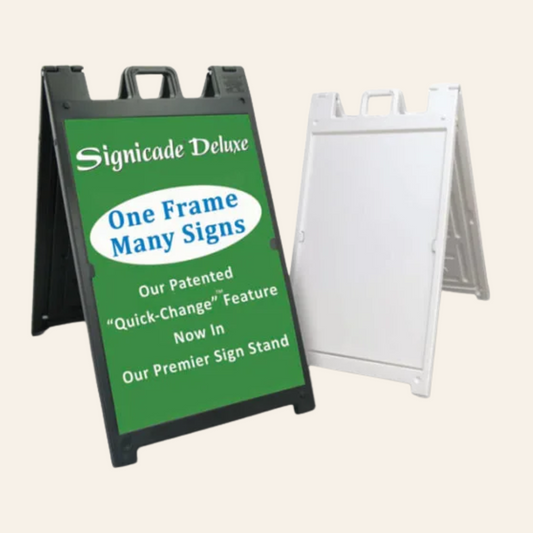 Sign - Plasticade Signicade® Deluxe Boxed - 4 sides of prints