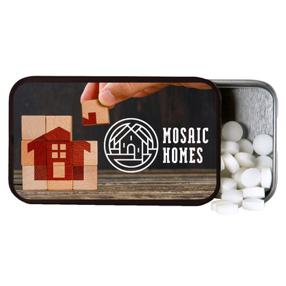 Custom Sliding Mint Tin | Personalized Promotional Mint Tins with Logo
