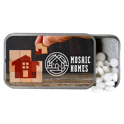 Custom Sliding Mint Tin | Personalized Promotional Mint Tins with Logo