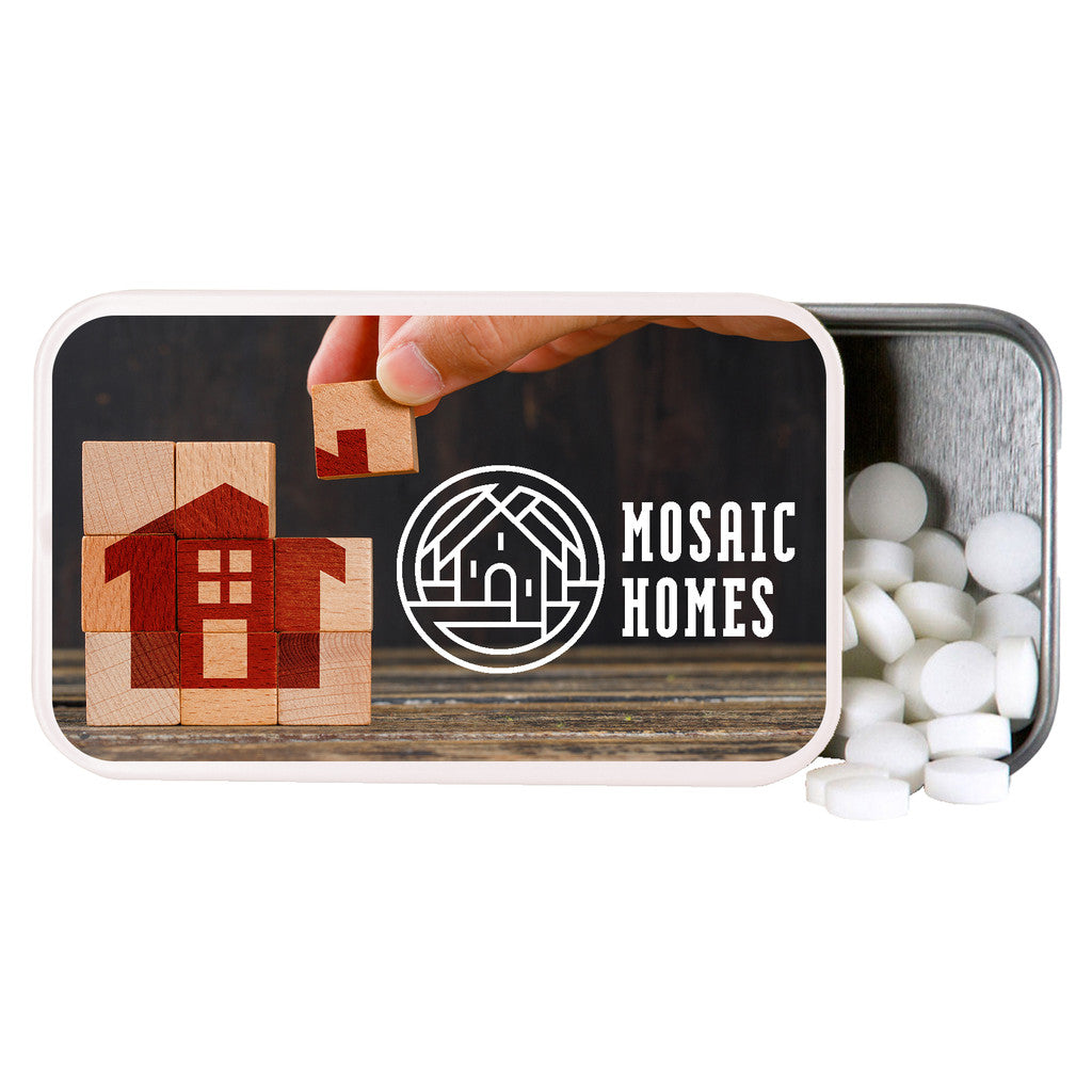 Custom Sliding Mint Tin | Personalized Promotional Mint Tins with Logo