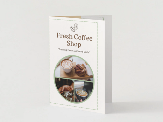 Bi Fold Brochures Premium Full Color Prints #100lb Book Text Matte or Gloss Coating 8.5"w x 11"h