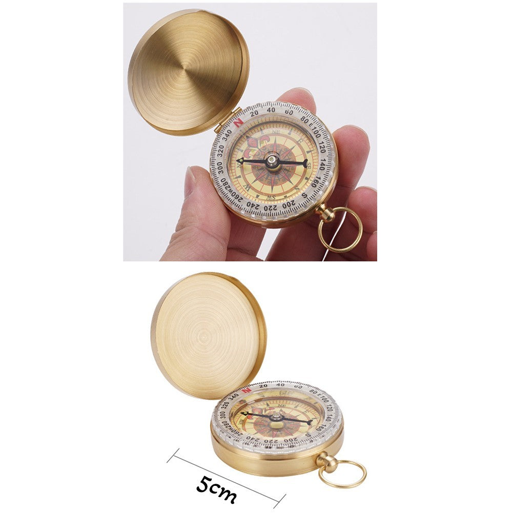 Custom Portable Copper Compass | Personalized Logo Promotional Gift