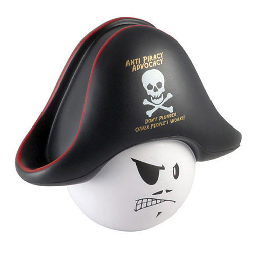 Custom Pirate Stress Reliever | Logo Promotional Giveaway