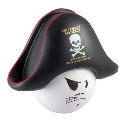 Custom Pirate Stress Reliever | Logo Promotional Giveaway