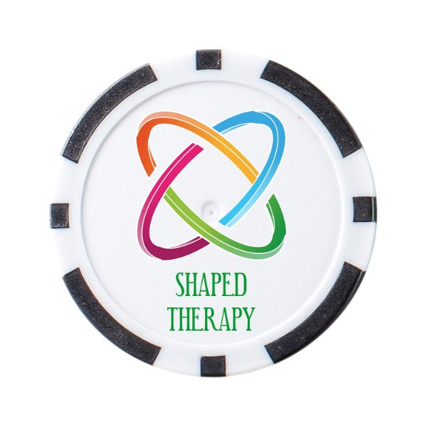 Custom Double-Sided Poker Chips | Personalized Logo Promotional Chips